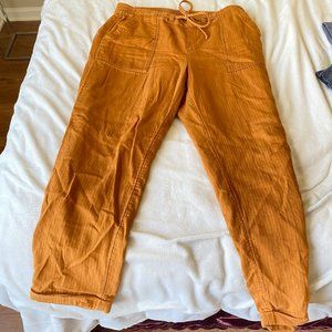 Dark Yellow Cargo Pants